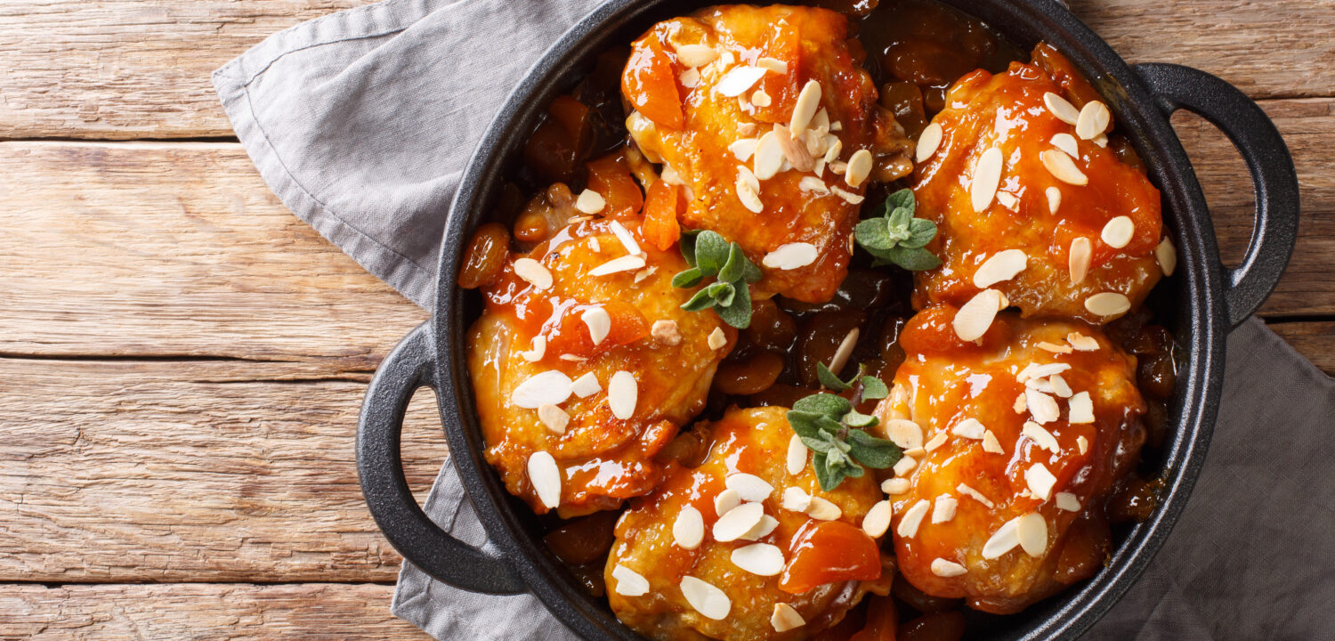 Miso glazed chicken thighs